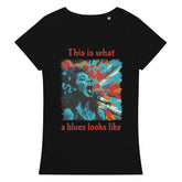 What A Blues Looks like Women’s basic organic t-shirt - Beyond T-shirts